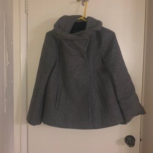 Zara Grey Wool Coat